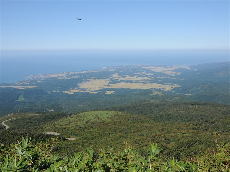 「鷹見台」から見た象潟の眺望