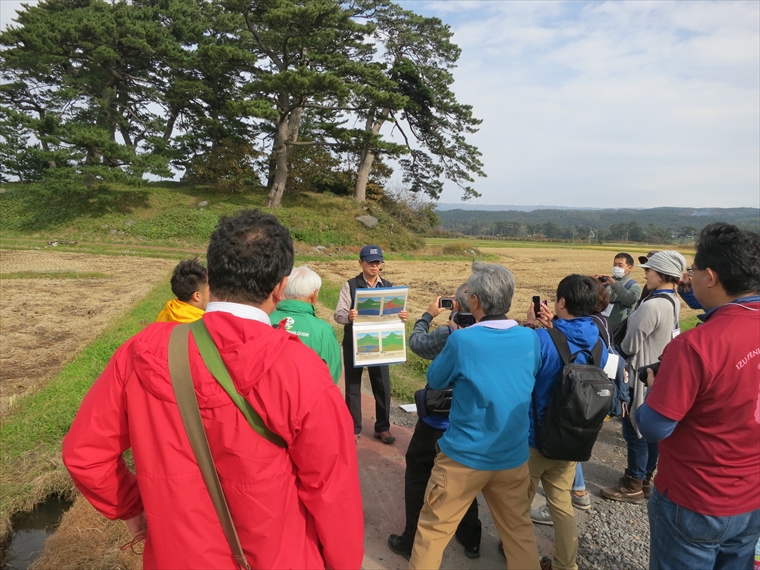 ジオパーク全国大会にて九十九島を見て回る参加者の様子