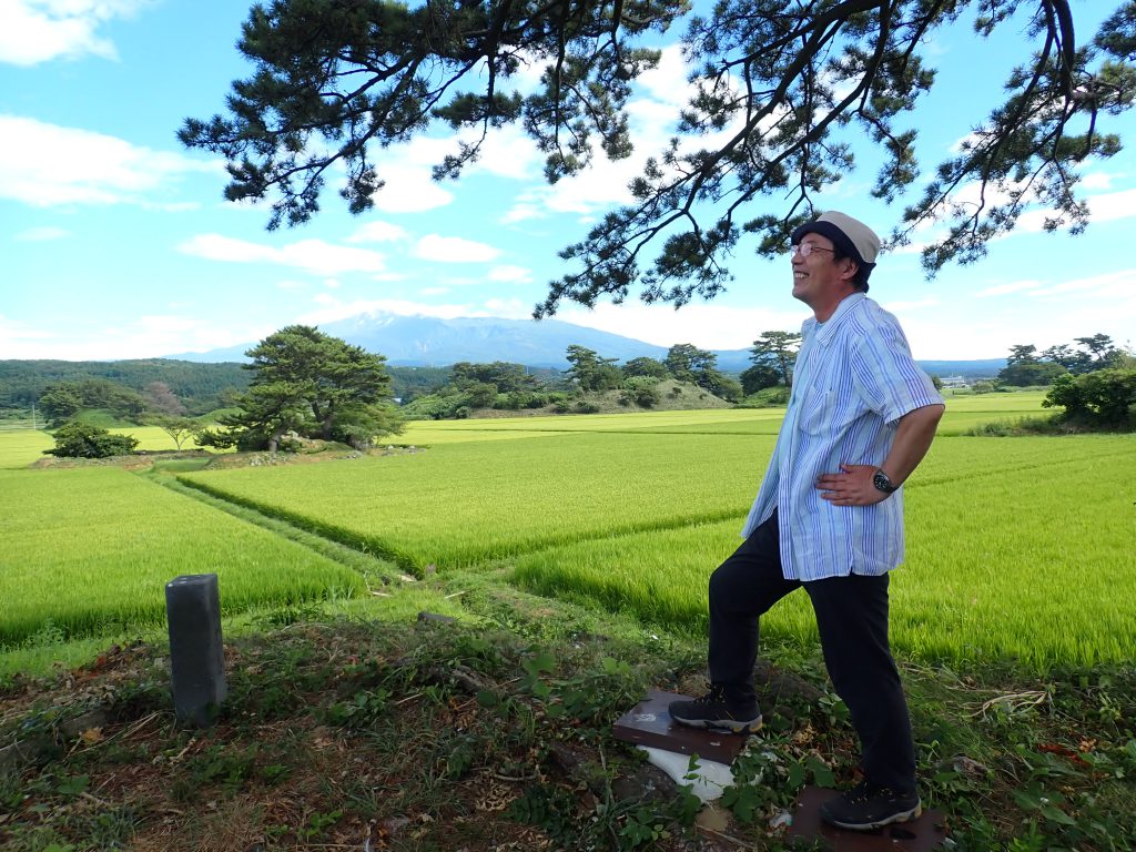 鳥海山・飛島ジオパークに来訪した日本ジオパーク委員会中田委員長